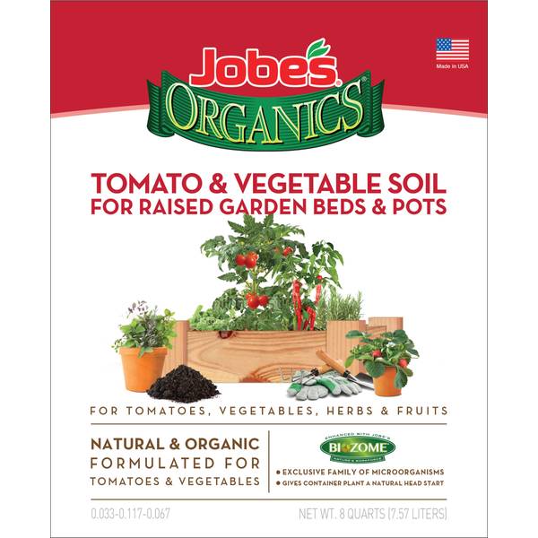 UPC 073035087186 product image for Jobe's 8qt Organics Tomato and Veg Soil | upcitemdb.com