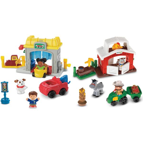 UPC 887961671087 product image for Fisher-Price Little People Mini Garage & Farm | upcitemdb.com
