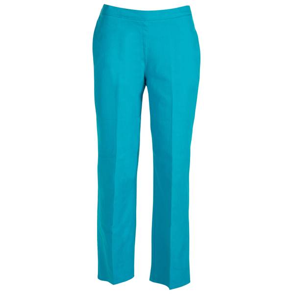 Alfred Dunner Women's Turquoise Pants