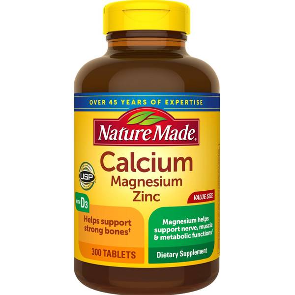 Calcium Magnesium Zinc With Vitamin D Tablets