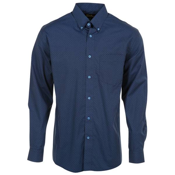 Work n' Sport Men's Navy & Royal Blue Button Down Shirt