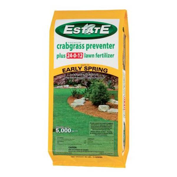 Estate 24-0-12 Early Spring Crabgrass Preventer and Lawn Fertilizer