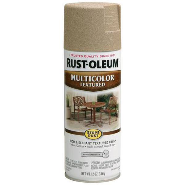 RustOleum MultiColor Textured Spray Paint, Desert Bisque