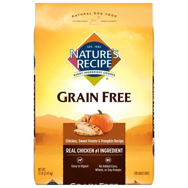 Nature's Recipe Grain Free Chicken Flavored Dry Dog Food ...