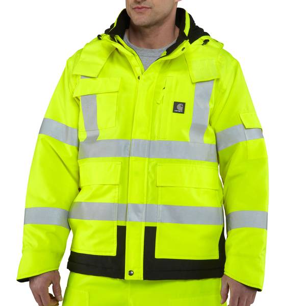 Carhartt Men's Yellow Hi-Vis Class 3 Sherwood Jacket