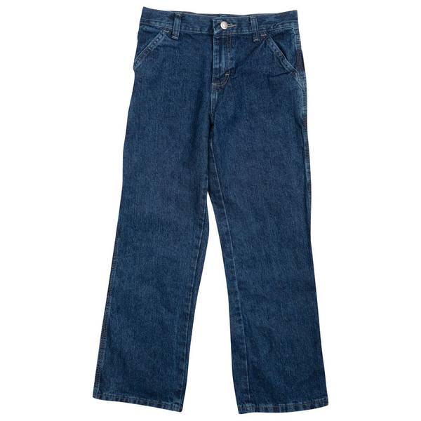 Wrangler Boys' Dark Vintage Carpenter Jeans