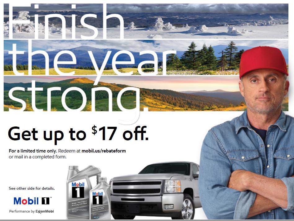 Mobil 1 $17 Off Mail In Rebate