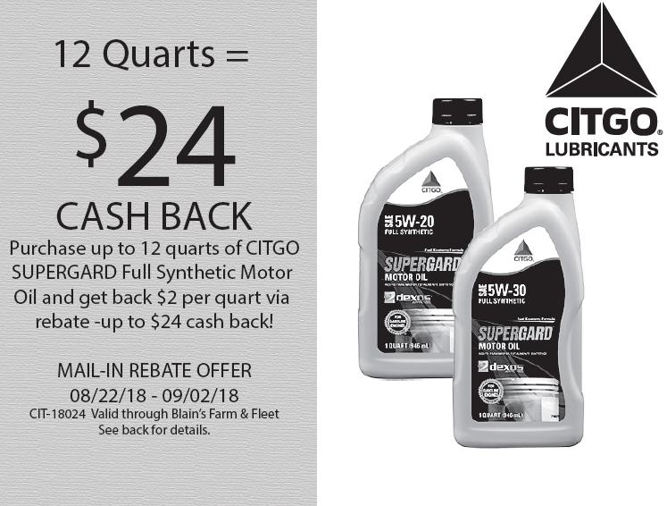 Citgo SuperGard $24 Cash Back Mail In Rebate