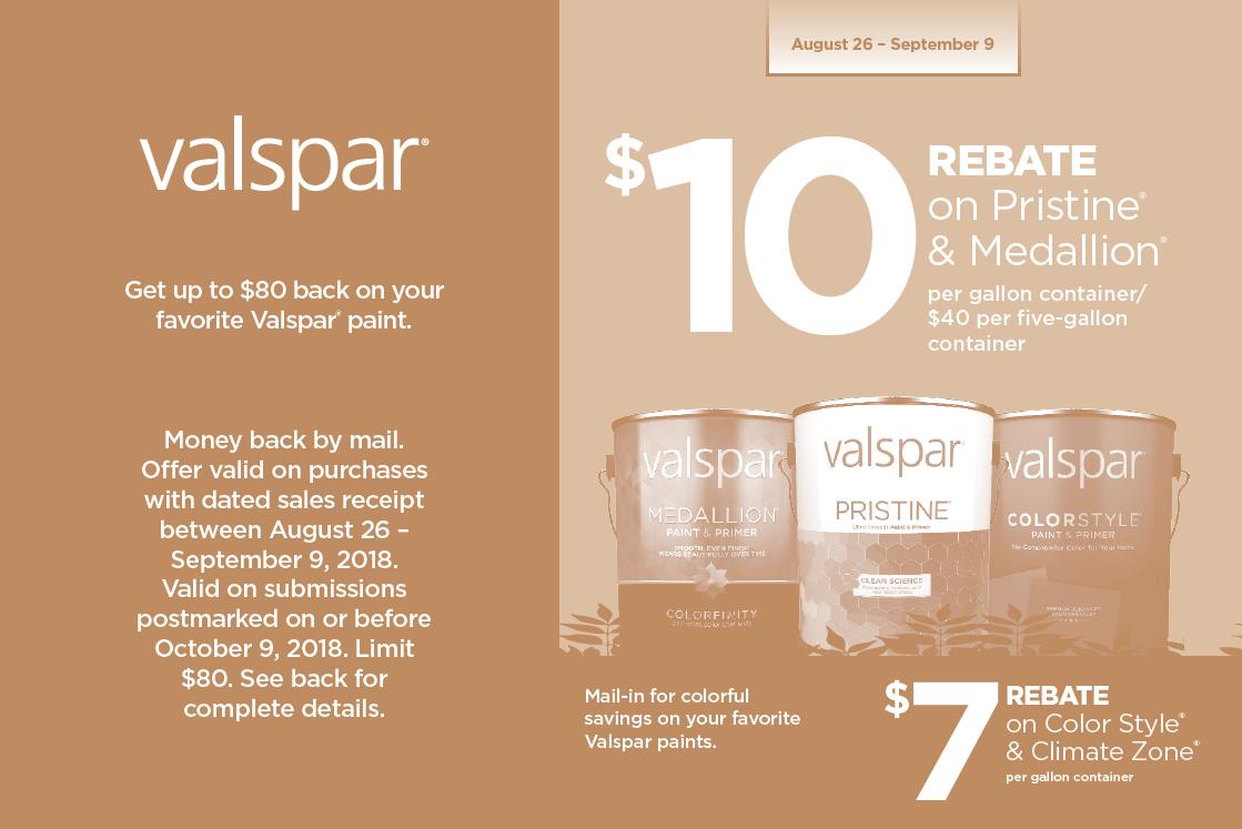 Valspar Mail In Rebate