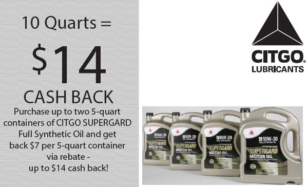 CITGO SUPERGARD $14 CASHBACK