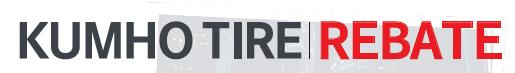 Kumho Tire Rebate Offer