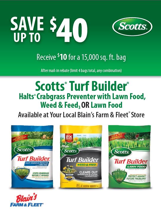 Scotts Turf Builder Fertilizer Rebate Form